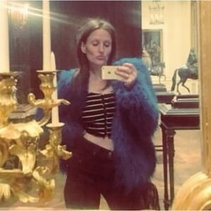 FYLNN SKYE Black & White Striped Bodycon Cropped Top *CLASSIC!*